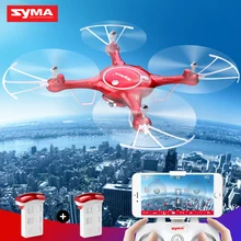 2 батареи SYMA оригинального дрона игрушки X5UW(X5HC Обновлено) Дрон с HD камерой RC вертолет высота Высокая дроны машины