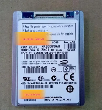 

NEW 1.8" CE/ZIF 80GB Hard disk drive MK8009GAH For notebook 2510P 2710P TZ13 TZ33 Latpop REPLACE mk1214gah mk1011gah