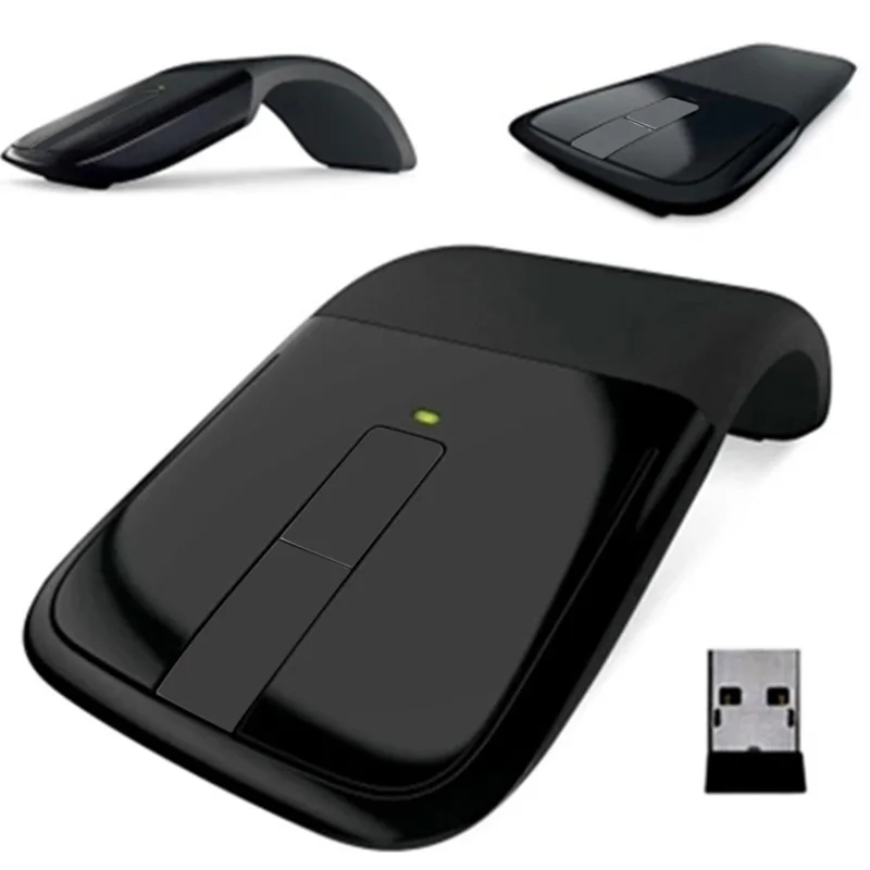 

2.4GHz Folding Wireless Mouse Bendable Optical Mice With USB Receiver for Computer PC Laptop SL@88