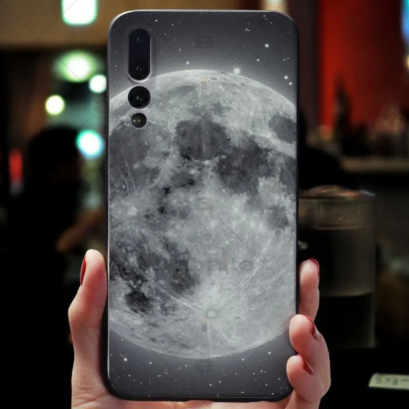 sky Space planet Black and white sun Moon stars
