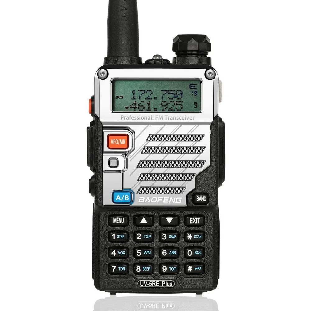 Baofeng UV-5RE Plus портативная радио двухсторонняя радиостанция рация 5 Вт vhf uhf двухдиапазонный коммуникатор Портативный Трансивер - Цвет: Radio