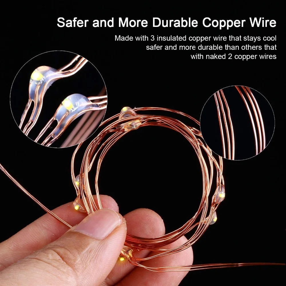 Led String Light 10M 5M 2M Cooper Wire Holiday Light Fairy Light For Christmas Wedding Party Decoration Powered by Battery USB Led String Light 10M 5M 2M Cooper Wire Holiday Light Fairy Light For Christmas Wedding Party Decoration Powered by Battery USB