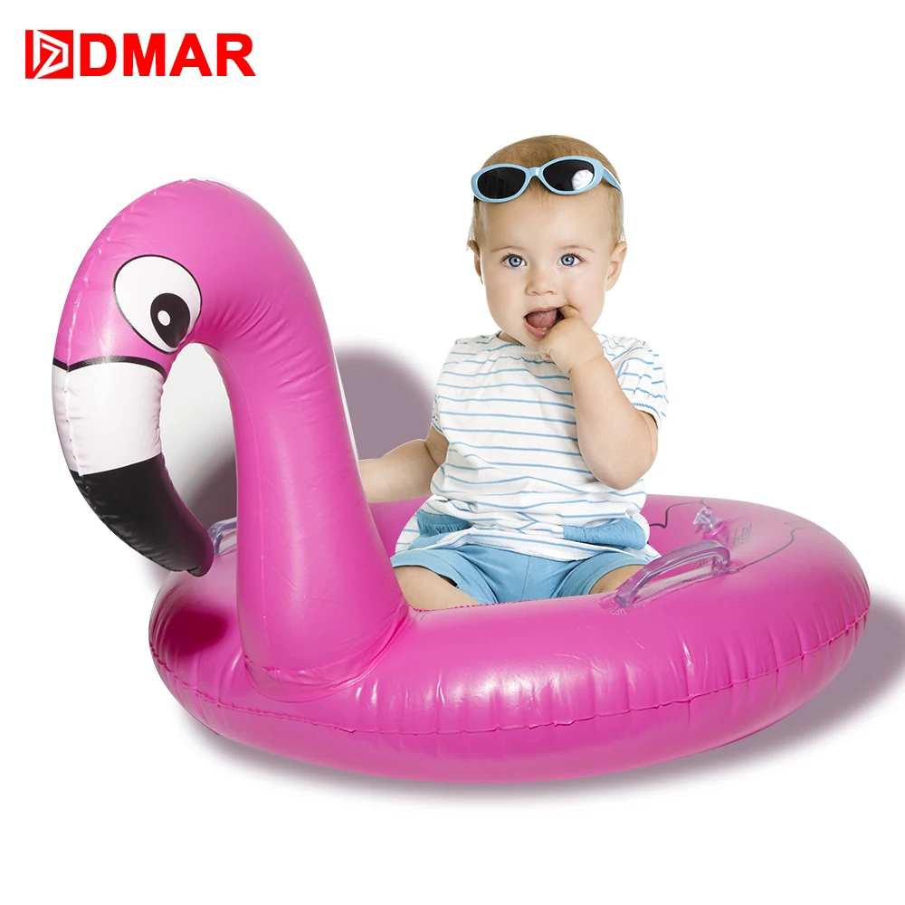 

DMAR Inflatable Flamingo Pool Float Toys for Baby Kids Swimming Ring Party Beach Sea Inflatable Mattress Water Toys