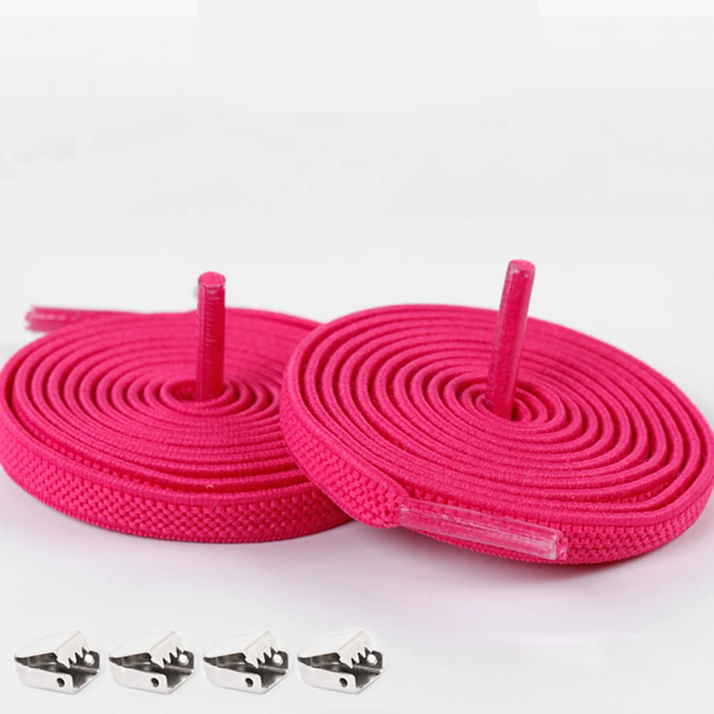 1 Pair Lazy Shoelaces Free Tie-free Shoelace Stretch Elastic Lazy Shoelaces Flat Shoe Laces Candy Color High Quality Shoelace 1 Pair Lazy Shoelaces Free Tie-free Shoelace Stretch Elastic Lazy Shoelaces Flat Shoe Laces Candy Color High Quality Shoelace