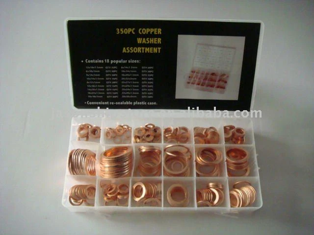 Copper Ring Kit ( 18 Size, 350pcs )