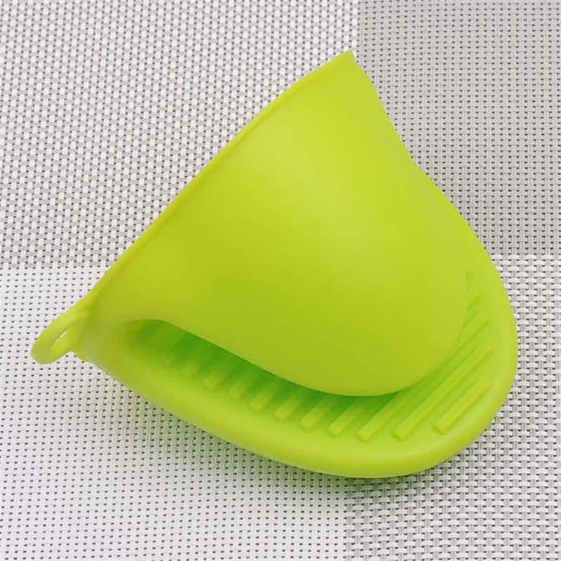 Домашняя посуда силиконовые перчатки для плиты креативные цвета противоскользящие перчатки для духовки Силиконовые теплоизоляционные прихватки