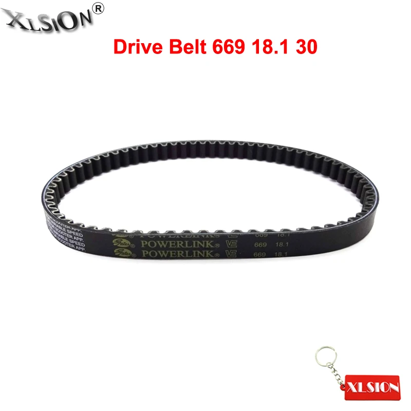 XLSION Aftermarket CTV приводной ремень Powerlink 669 18 1 30 для GY6 49cc 50cc Roketa Sunl Vespa Jonway мопед скутер