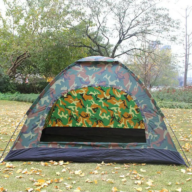 

Ultralight Hunting Fishing tent 1-2 person Camping Walking and hiking beach camouflage tent 3-4 person tourist equipment
