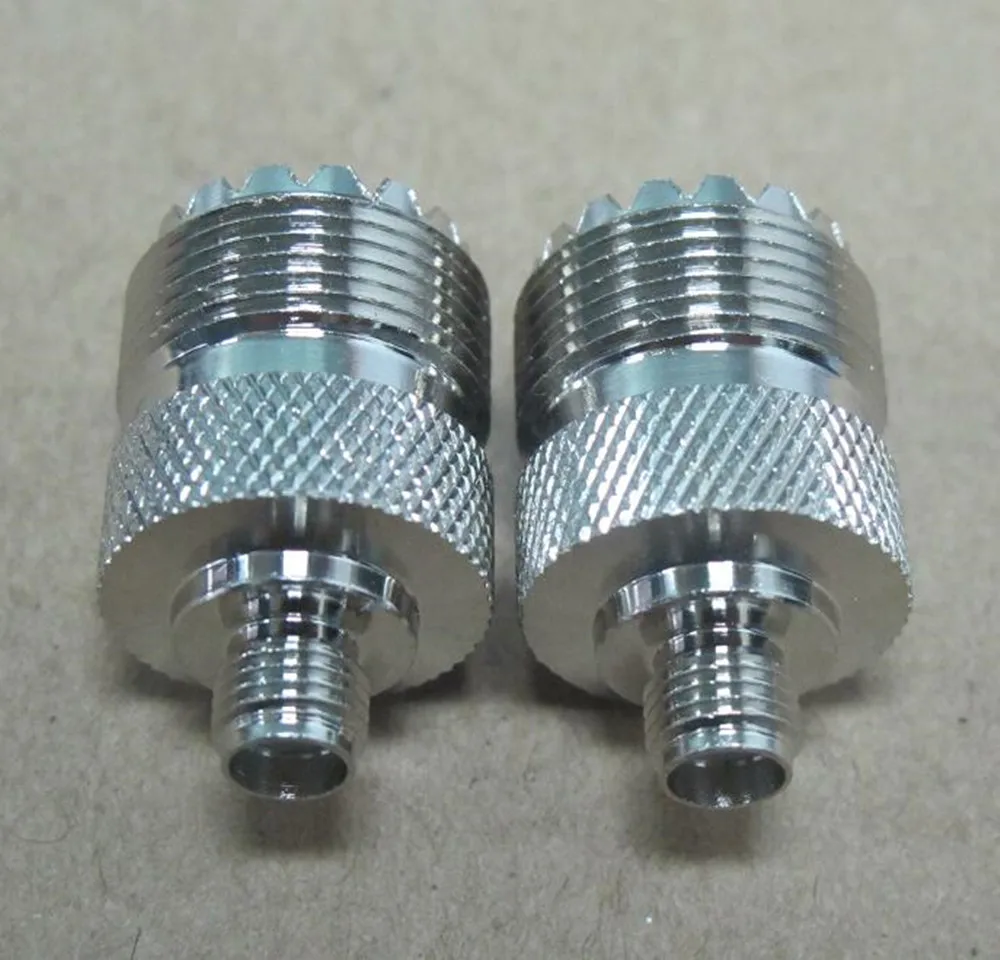 2 шт./лот антенный адаптер SMA F для UHF SO239 BAOFENG UV 5R UV82 BF888S B5 PX 777 888 двухстороннее