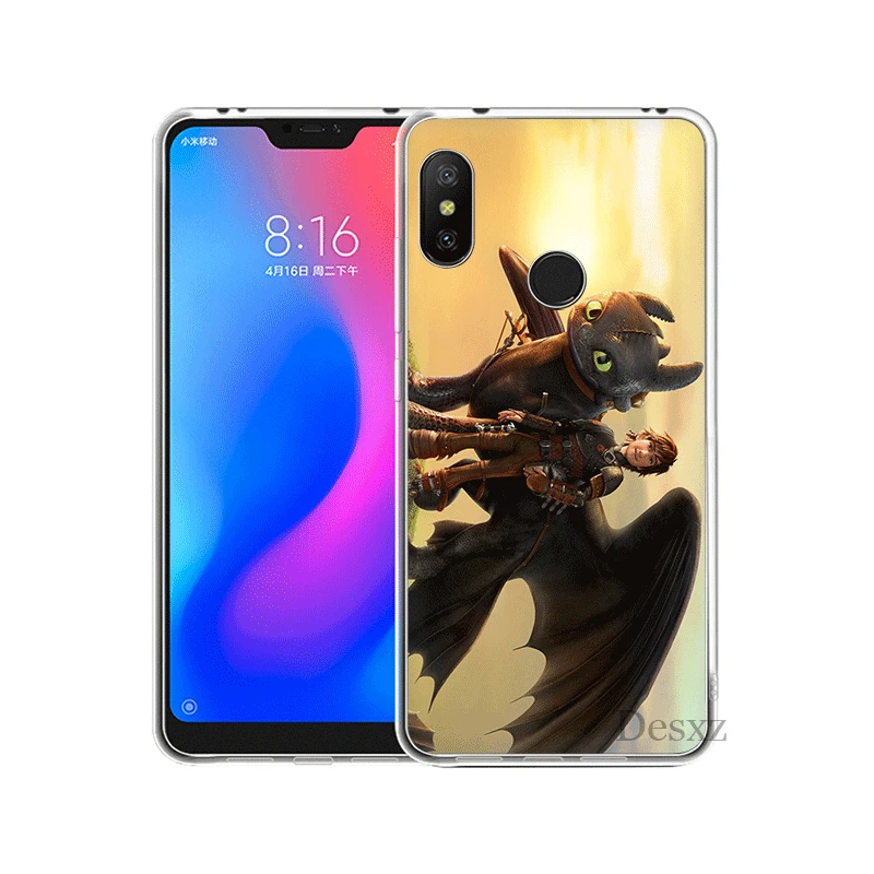Чехол чехол для Xiaomi mi 5 5S 6 5X6X8 SE A1 A2 x 2 S F1 Lite Беззубик приручить дракона Жесткий