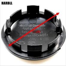 HARBLL 4pcs/lot 65mm wheel center hub caps Logo badge emblems for VW 3B7 601 171