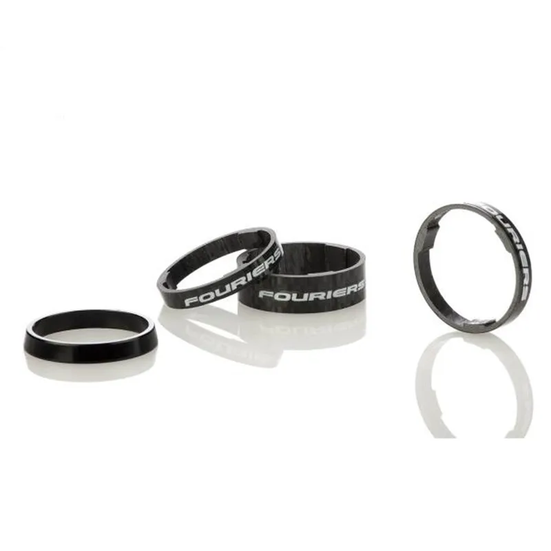 

FOURIERS bicycle headset Spacer carbon fiber front fork Carbon 3K mtb bike fork cover cycling parts