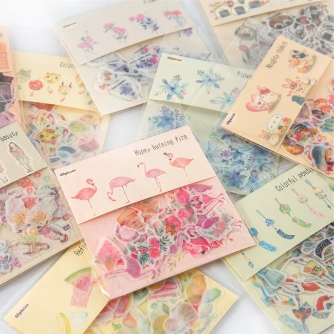 Японский освежающий планировщик наклейка s и декоративная Коллекция наклеек для детей DIY ремесла, скрапбукинг, календари, искусство, альбом