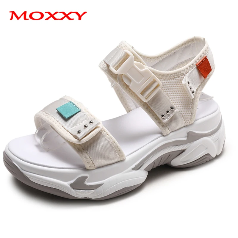 2019 New Fashion Summer Comfort Platform Sandals Women Shoes Femme Wedge Chunky Sandals Casual Sport Sneakers sandalias mujer