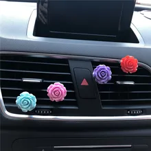 Цвет Роза автомобиля декоративные духи клип автомобильный Кондиционер аксессуары духи автомобильный освежитель воздуха