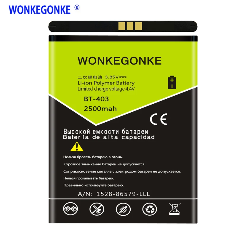 WONKEGONKE 2500 мАч аккумулятор для LEAGOO Z1 BT-403 батарея BT403 | Мобильные телефоны и