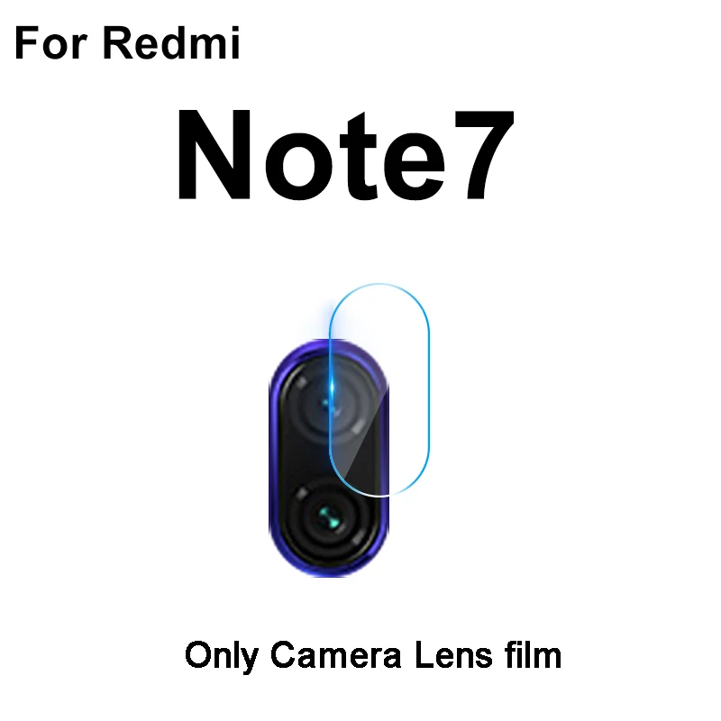 2 в 1 стекло для всех объективов камеры Redmi Note 7 полное покрытие закаленное Защита