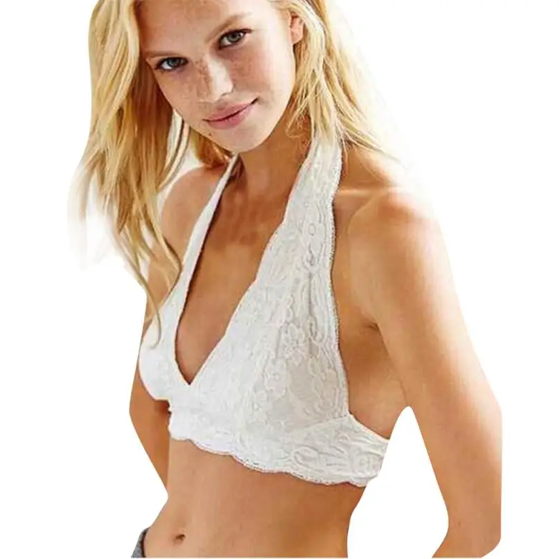 Новые пикантные Для женщин Кружево крючком Bralet Бюстгальтер Бюстье