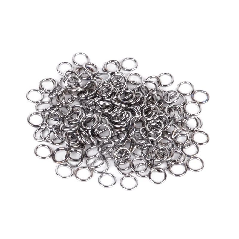 4-20mm Metal Iron Jewelry Link Vintage Loops Open Jump Rings & Split Rings For Connector Jewelry Finding DIY Making Shellhard