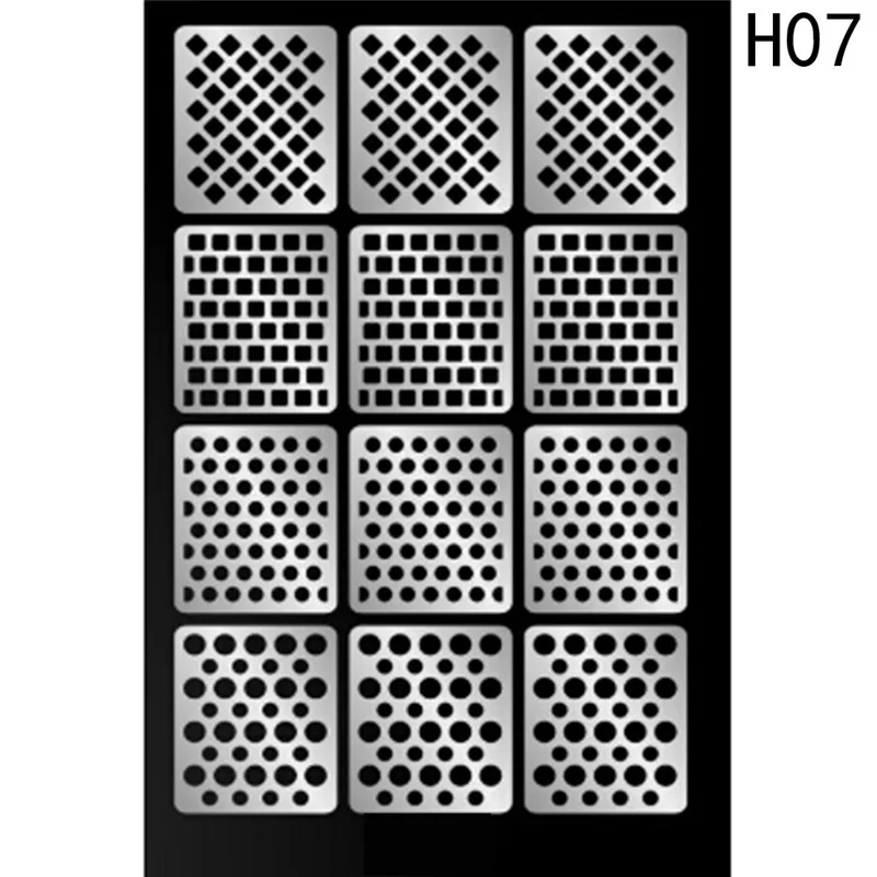 1 шт дизайн ногтей, полый лазерные наклейки трафарет гель лак для ногтей виниловый наконечник руководство по переводу шаблон наклейки для