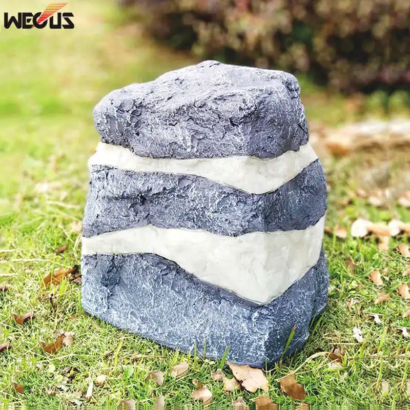 WECUS) Outdoor imitation stone lawn lamp, park imitation natural resin lamp, villa/garden light