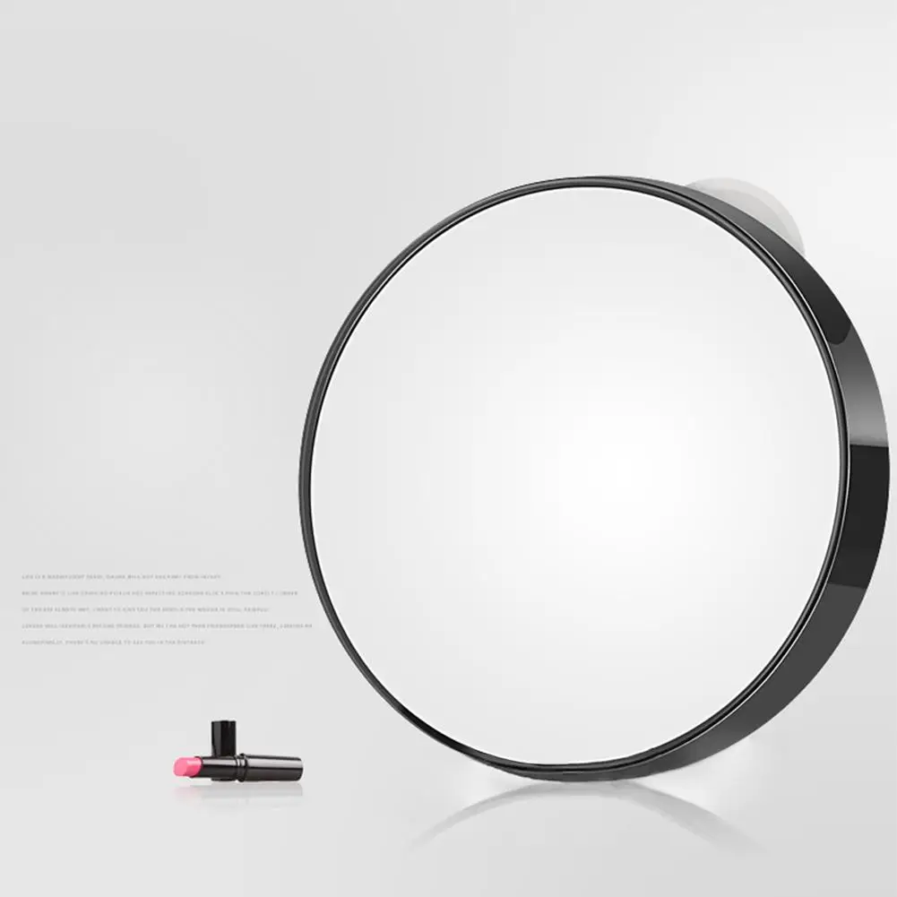 BellyLady модное портативное 10 раз зеркало для макияжа с светодиодный подсветкой круглое настенное адсорбционное увеличительное зеркало