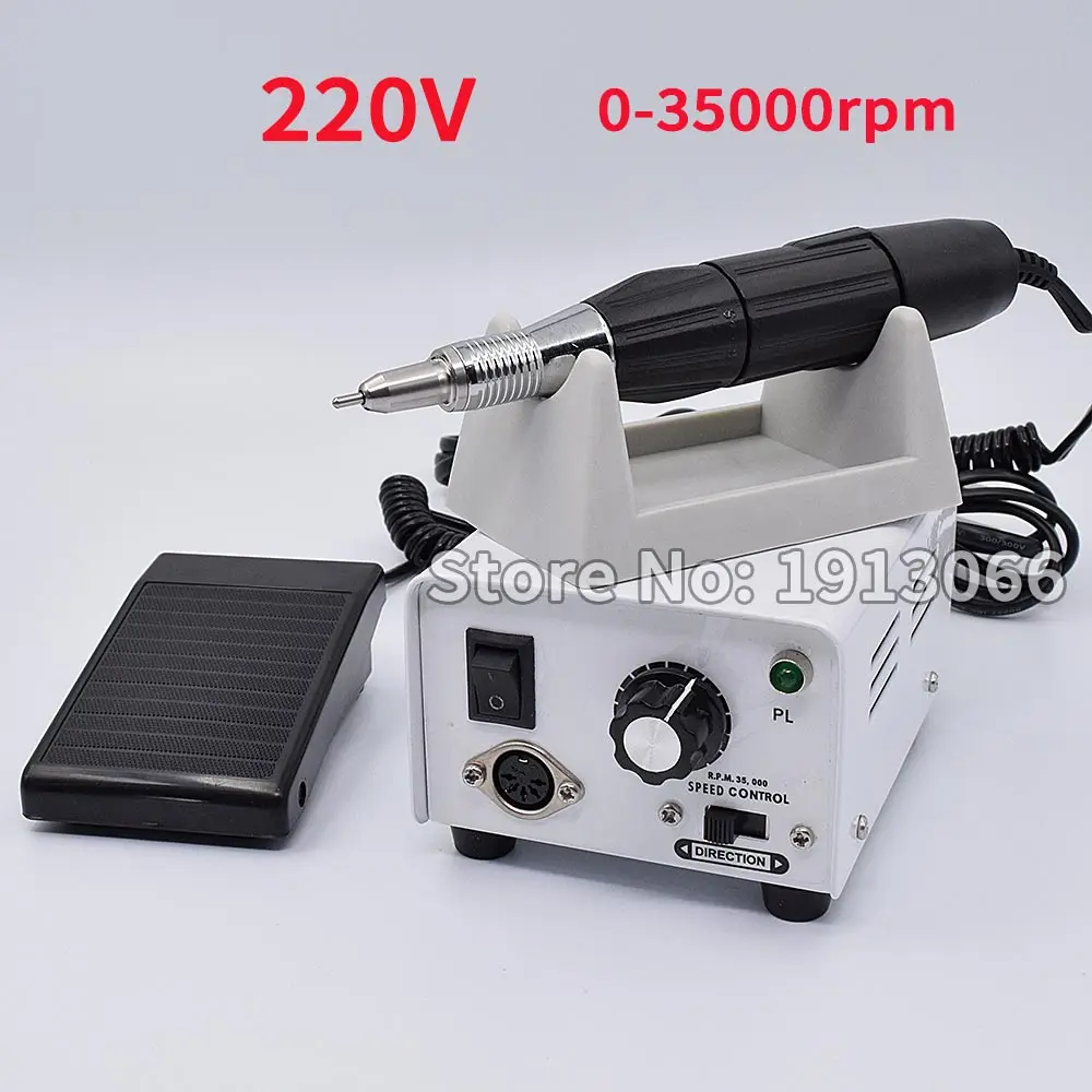 

High Quality Strong 90 Micromotor Hand Polishing Polisher Dental Lab equipment 220V 0-35000 rpm with 102 Handpiece for jewelry