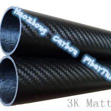 60 мм OD x 56 мм ID x 1000 мм(1 м) рулон 3k Углеродное волокно трубка/труба, крыло трубка квадрокоптера arm Hexrcopter 60*56
