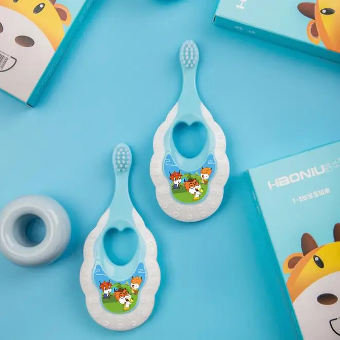 Baby Toothbrush Soft Anti Slip Handle Cartoon For Toddler Kids Newborn Oral Care Baby Toothbrush Soft Anti Slip Handle Cartoon For Toddler Kids Newborn Oral Care