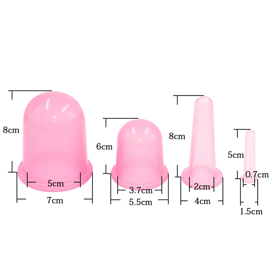 1 шт. семейный массаж тела вспомогательное вакуумное средство против целлюлита силиконовая акупунктурная чашка для терапии забота о здоровье 5 цветов Прямая поставка
