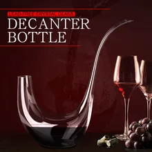 YKPuii 800 мл графин косой рот арфа бессвинцовый Кристалл западный стиль быстрого разлива вина для бара клуба дома