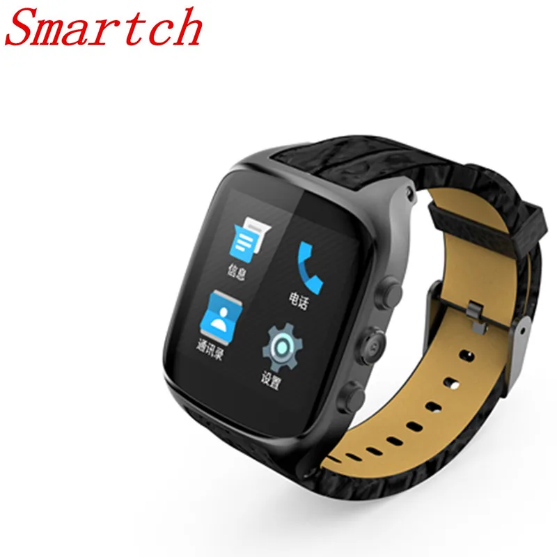 X01S Смарт часы Android OS 5 1 54 дюймов MTK6580 ROM 8 ГБ + RAM 512 МБ водонепроницаемый GPS датчик