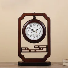 font b Clock b font Double sided wood font b table b font font b