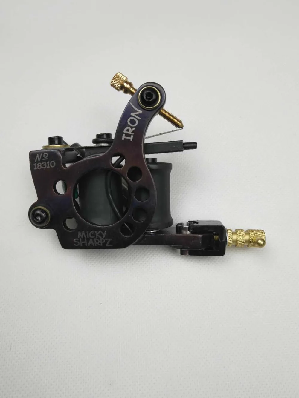  2PCS High Quality Coil Tattoo Machine Guns For Lining Shading 10 Warps Iron Handmade Tattoo Machine