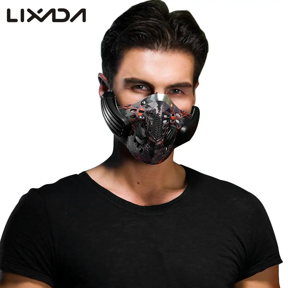 

Wireless Rechargeable Smart BT4.0 Headphone Mask Haze Dust Resistant Music Bone Conduction Headphone Anti-pollution Sports Mask