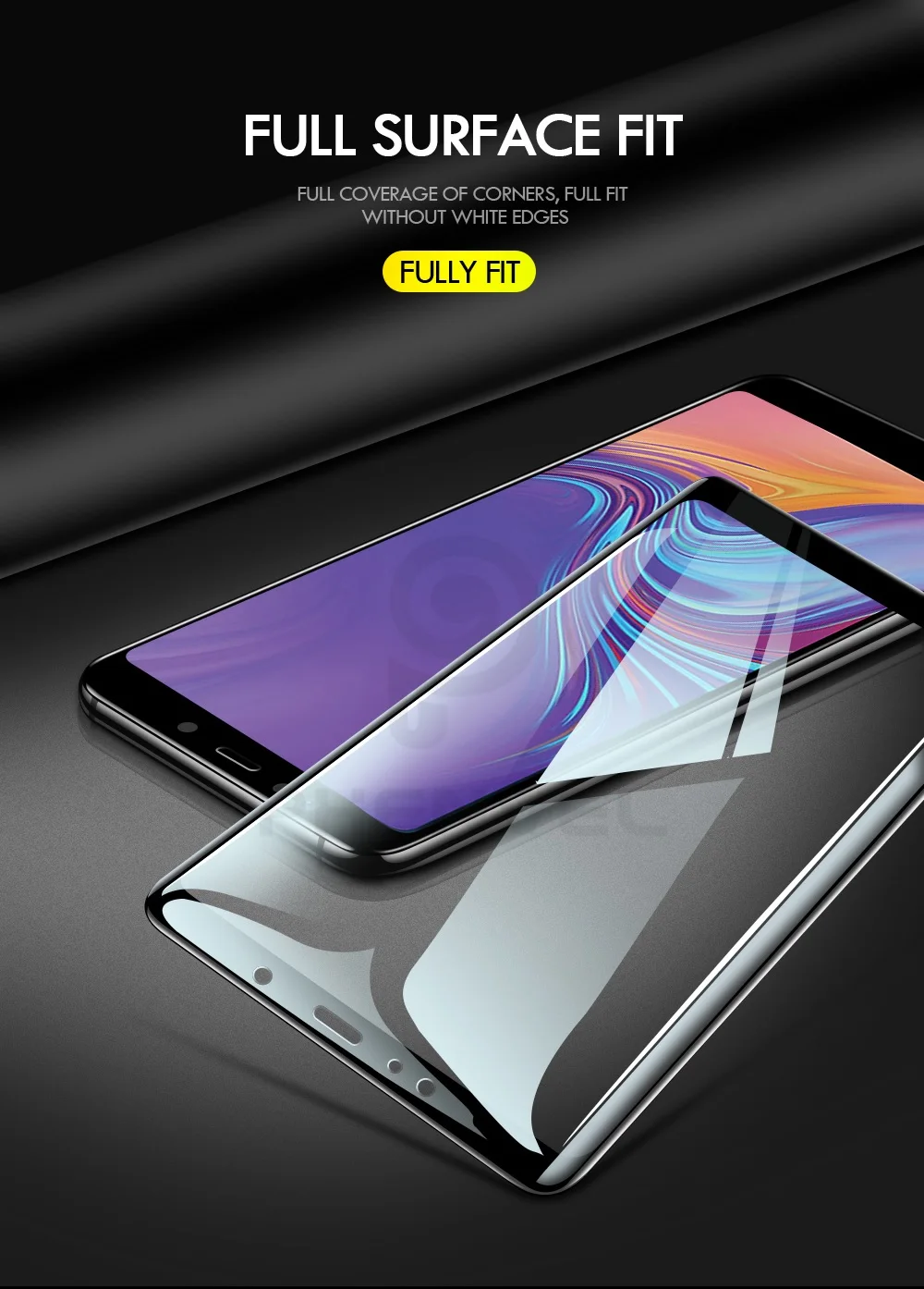 for galaxy a7 2018 glass protector  (6)