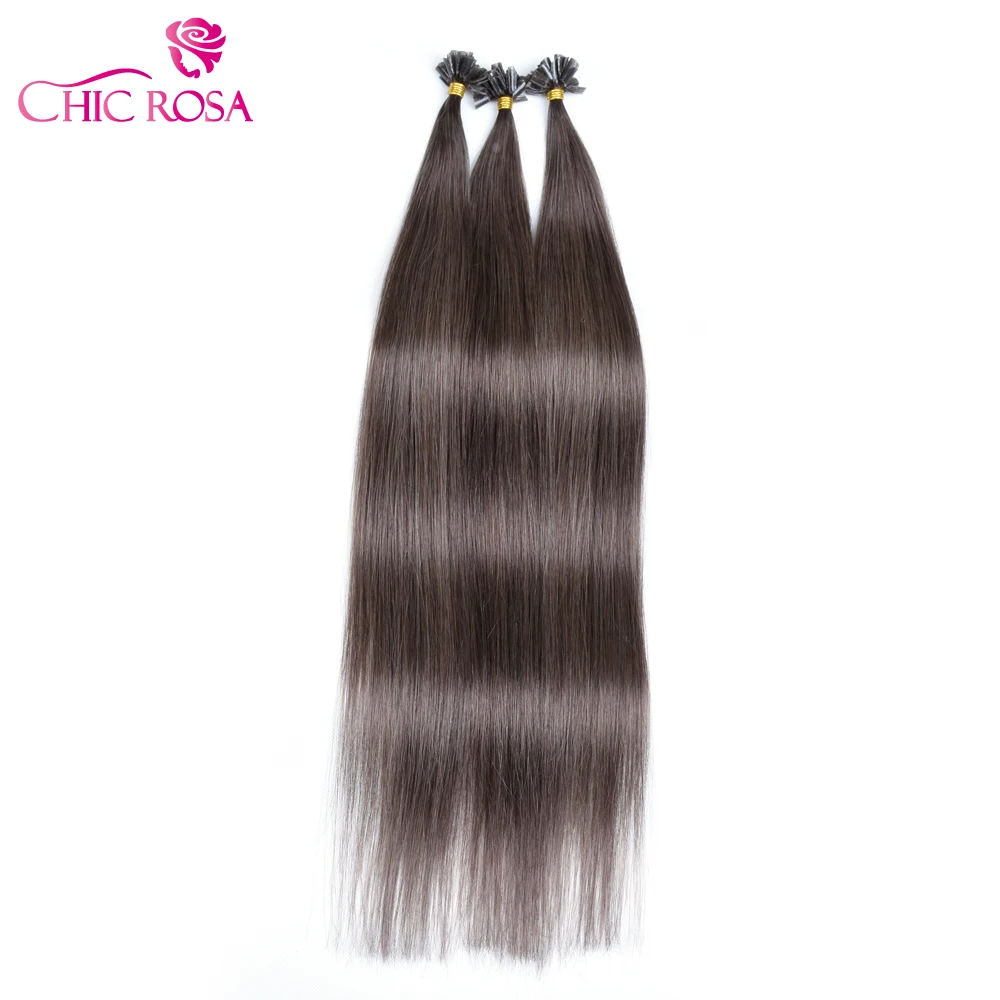 Шикарный ROSA 3 # человеческих волос Цвет шелковистые прямые волосы 50 г/шт.