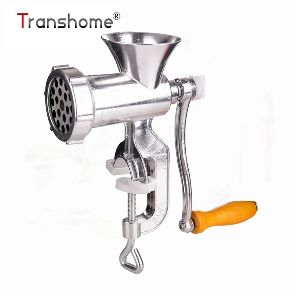 Ручная мясорубка Transhone измельчитель из алюминиевого сплава для приготовления