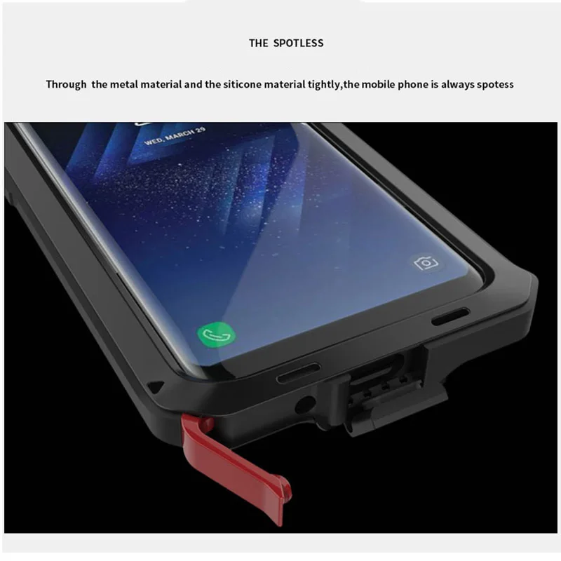 Anti Shock Hybrid Tough Heavy Metal Shockproof Armor Case For Samsung Galaxy S9 S8 Plus S7 S6 Edge S5 Note 8 5 Protective Cover