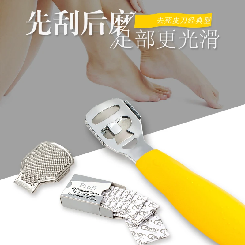 

Skin Shaver Corn Cuticle Cutter Remover Rasp Pedicure File Foot Callus 10 Blades Foot Care Tool For Men and Women