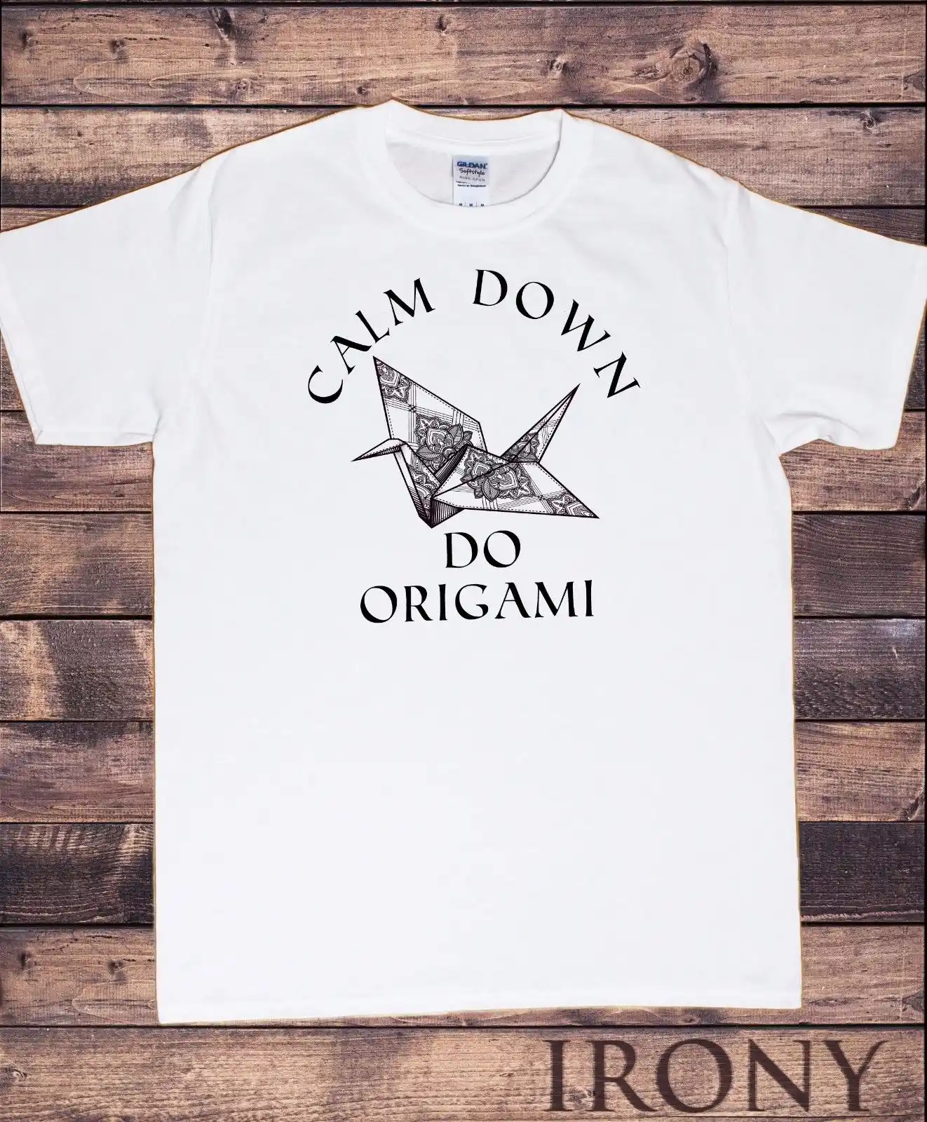 Oネックヒップスターtシャツメンズ 落ち着いは折り紙 Tシャツ折り紙鳥プリントtシャツ男性 Tシャツ Aliexpress