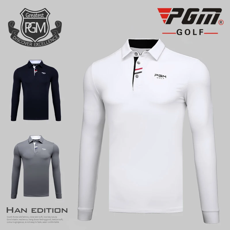 جديد ملابس رجالية طويلة الأكمام قميص الربيع ملابس الغولف الغولف زي الفريق يمكن تخصيصها