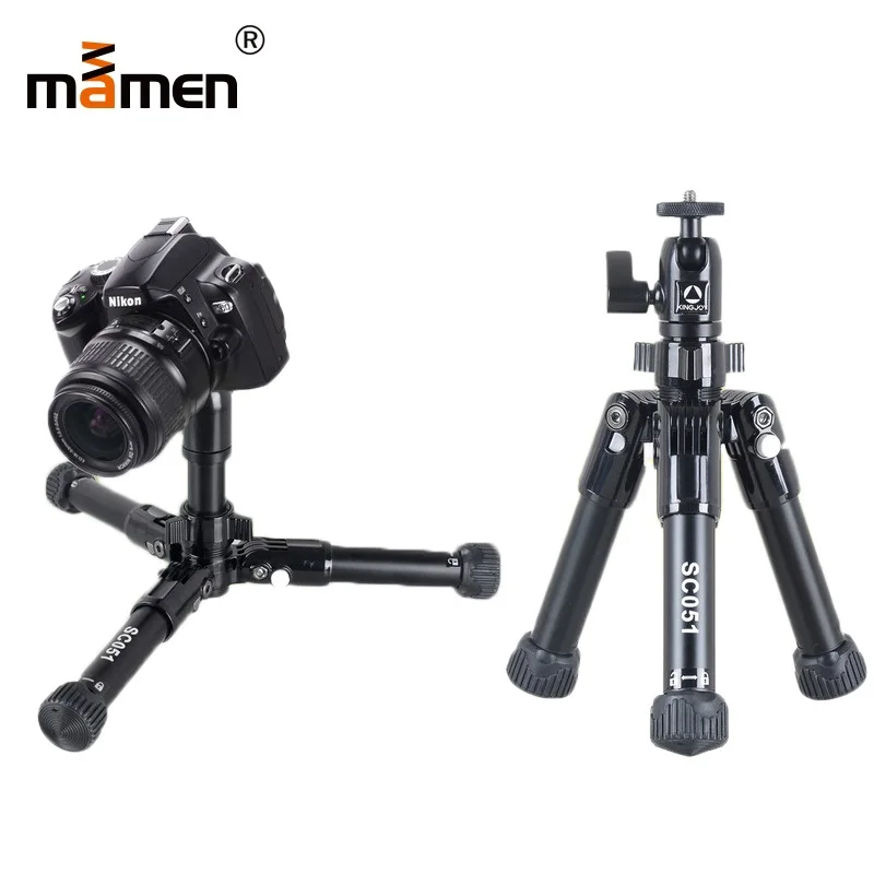 

Mamen Professional Foldable Camera Tripod Stand For SLR DSLR Camera Portable Mini Tripod Macro Photography Lighting Tripod