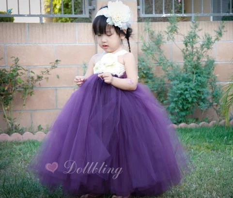 Plum-with-Ivory-Flower-Girl-Tutu-Dress