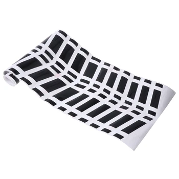 

2 Pcs Car Side Skirt Decal Stickers Racing Stripes Graphic For Fiat Abarth 500