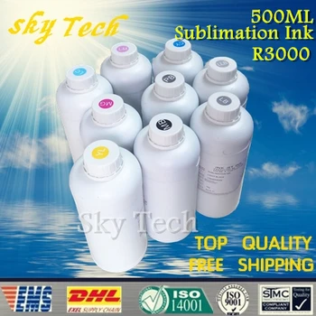 

500ML*9 Sublimation ink suit for Epson stylus photo R3000 ,suit for T1571 - T1579 ,9 color, for cloth, leather, metal and etc