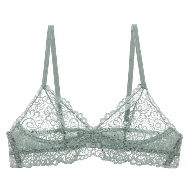 Best Offers Shaonvmeiwu סקסי דק חזיית תחרה ללא ספוג ושקוף בגד תחתון נוח ללא פלדה שפת מנטה ירוק חזייה Best Offers Shaonvmeiwu סקסי דק חזיית תחרה ללא ספוג ושקוף בגד תחתון נוח ללא פלדה שפת מנטה ירוק חזייה