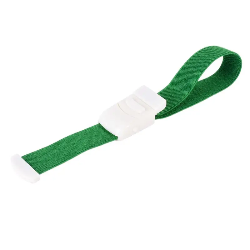 Безопасность первой помощи 1 шт Быстрый Медленный выпуск медицинский фельдшер спорт аварийная пряжка-жгут на открытом воздухе - Color: Green