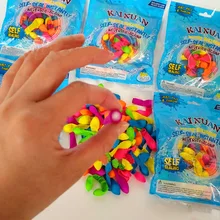 Забавные водяные воздушные шары игрушки волшебные летние пляжные вечерние 100 шт. воздушный шар+ пенопластовый шар+ 1 разъем