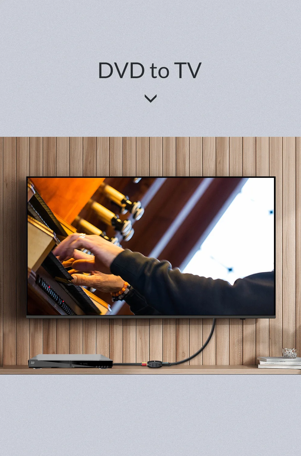 Unnlink RCA/AV в HDMI адаптер конвертер композитный CVBS в HDMI конвертер с аудио 720P 1080P NTSC/PAL для старой приставки DVD